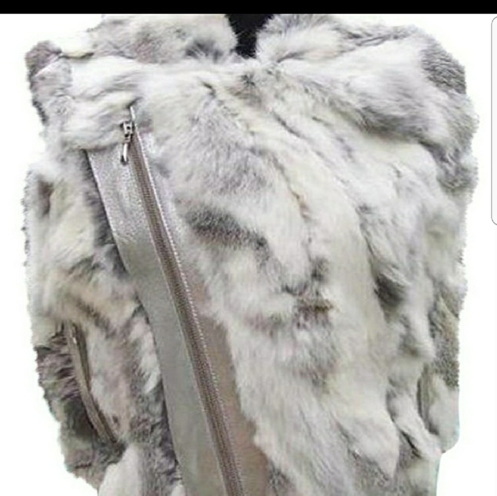Brand New Beautiful Rabbit Fur Jacket - Picture 2 of 3